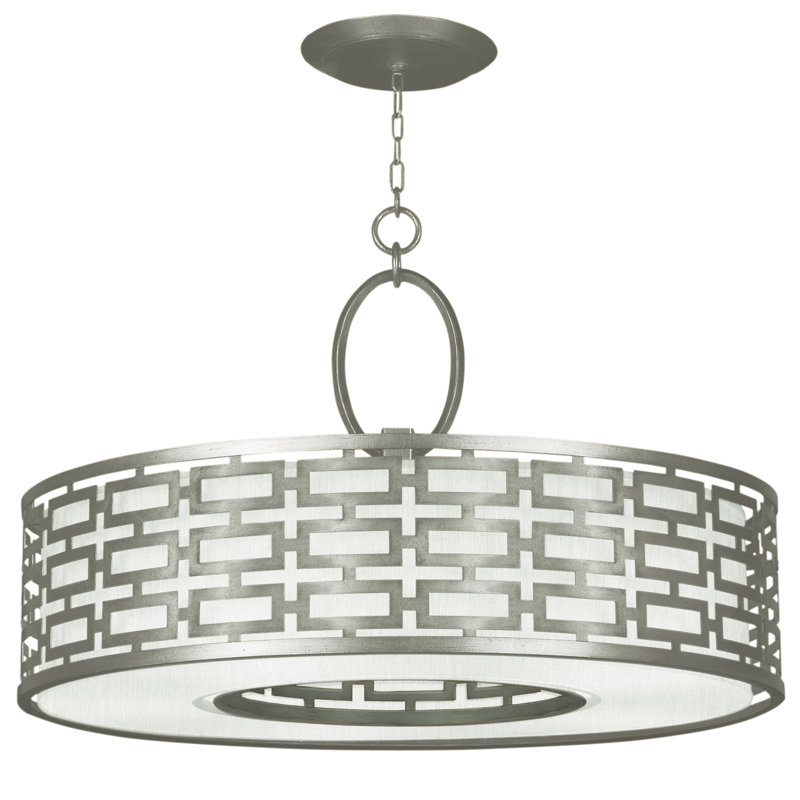 Allegretto 5 - Light Chandelier, Silver Leaf