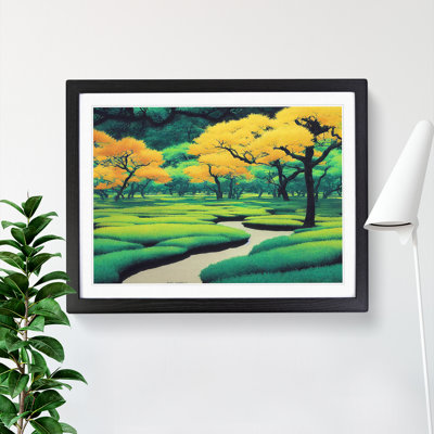A Peaceful Spring Forest - Single Picture Frame Print