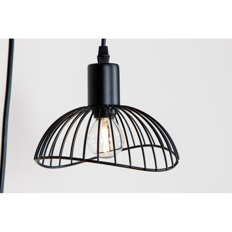 Asuka 3 - Light Black Cluster Pendant