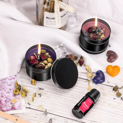Candle Making Kit With Wax Melter, Diy Arts&crafts Gift For Adults,beginners,candle Making Supplies,including Electronic Stove, Rich Scents,wicks, Candle Tins, Dyes, Stickers, Melting Pot