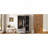 3-Door Mirror Wardrobe With Shelves-737891310