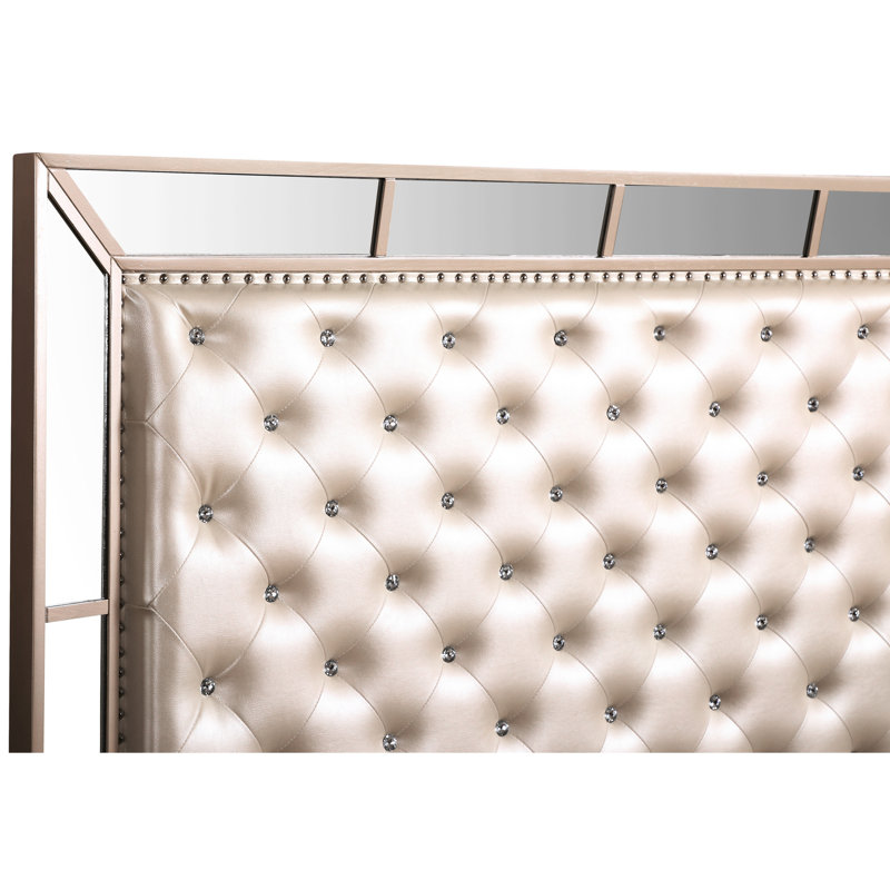 Grand lit moderne Pearl, flair fascinant, H 64 po x l 65 po x P 92 po, matériaux, finition, tracas - qualité d'assemblage minimaliste, blanc, trait rapide