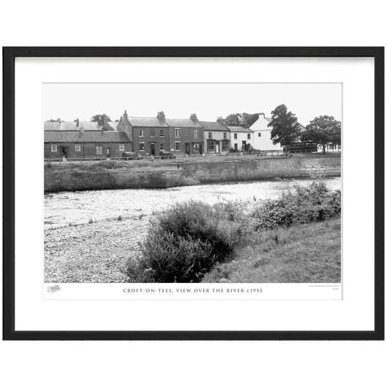 Croft On Tees, View Over The River C1955 - Single Picture Frame Print