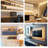 6-Pieces 20" LED Strip Lights with Remote Control Cuttable for Cabinet Mirror-91520820