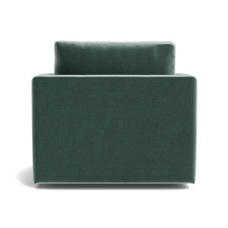 Haywood Full Swivel Chair, Performance Velvet - Jade