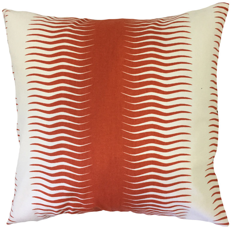 Coussin 100% coton Rashard, 20 po x 20 po, Minuit
