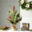 Arbre de Noël floral 20 po H