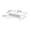 Table basse de style français avec rangement rétro-841883148