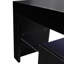 Meuble télé noir avec lumières DEL RVB, meuble télé à écran plat, consoles de jeu - dans le salon, le salon et la chambre à coucher (noir)-1779350755-1779350758