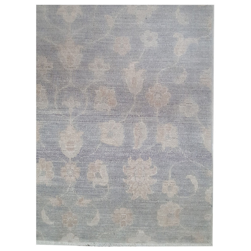 Davey Hand Knotted 4x12 Grey Runner