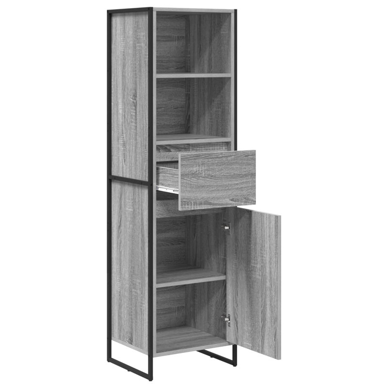 43cm Sideboard, Grey Sonoma