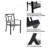 Bathilde Premium All-Weather Wicker Outdoor Stacking Dining Armchair with Cushion