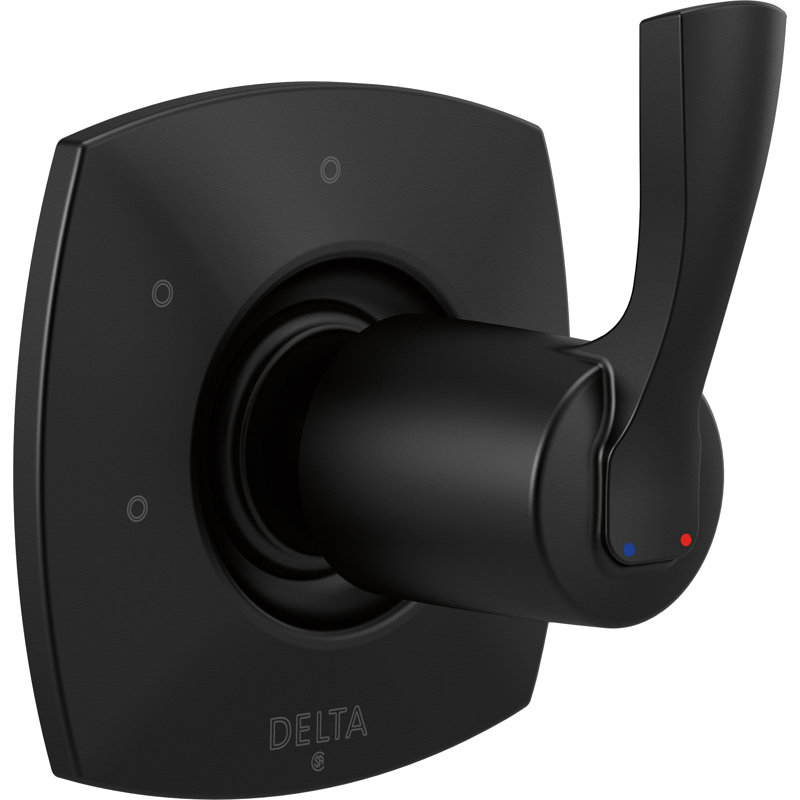 Stryke Three Function Diverter Trim, Matte Black