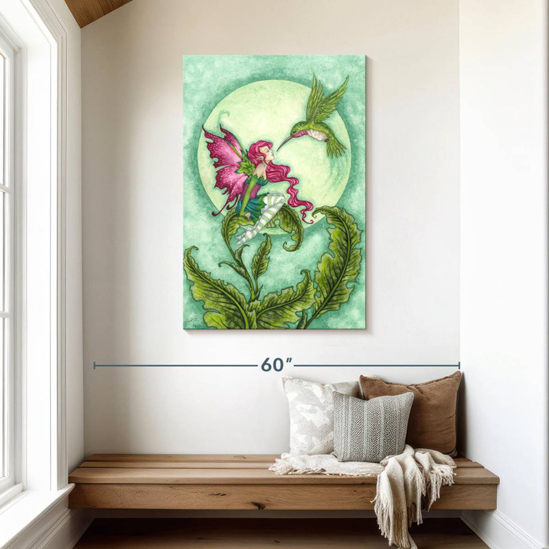 Kelan Flirting, 45" H x 30" W