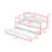 Wood Daybed with Trundle-1386020930