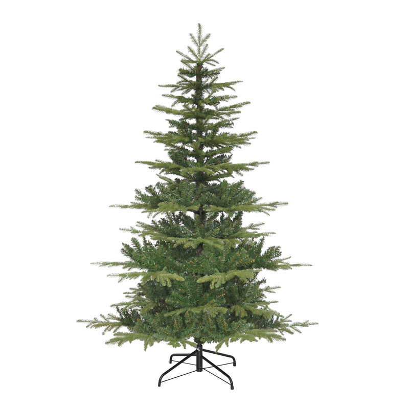 Unlit Aspen Pine Artificial Christmas Tree, 5.91ft H x 3.67ft W