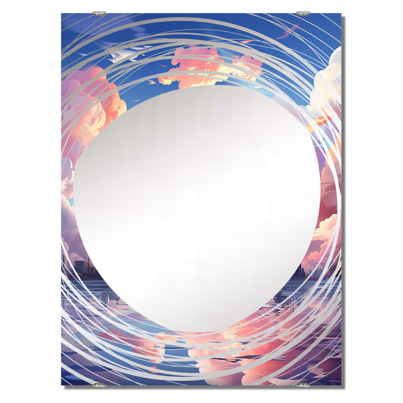 Damarae - Miroir mural à grands fruits MIR140930, 40 po x 30 po