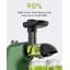150w Cold Press Juicer Machine For Fruit & Vegetable, Anti-clog System, Easy To Clean, Green