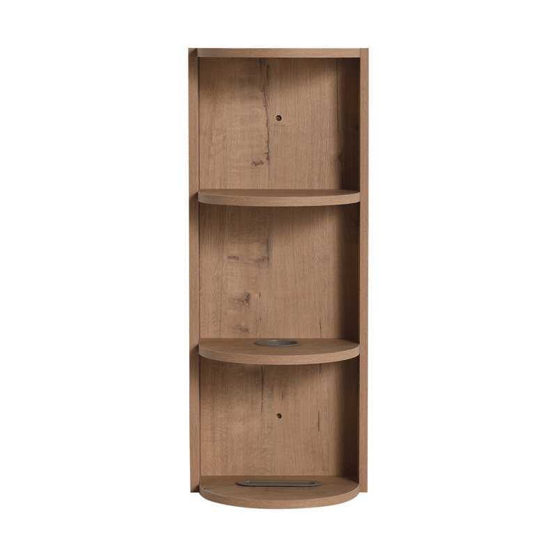 Wall Mounted Bathroom Storage, Imitative Oak