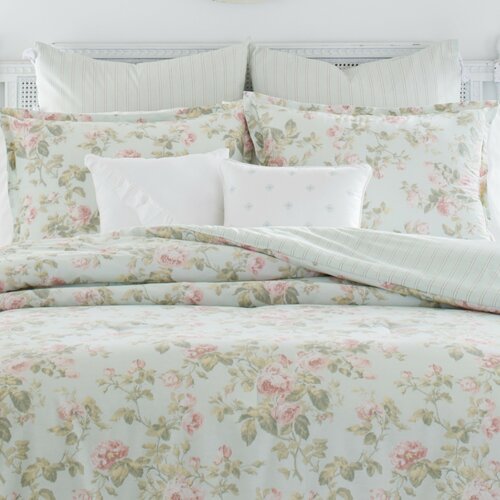 Laura Ashley Madelynn 100% Cotton Comforter Set & Reviews | Wayfair