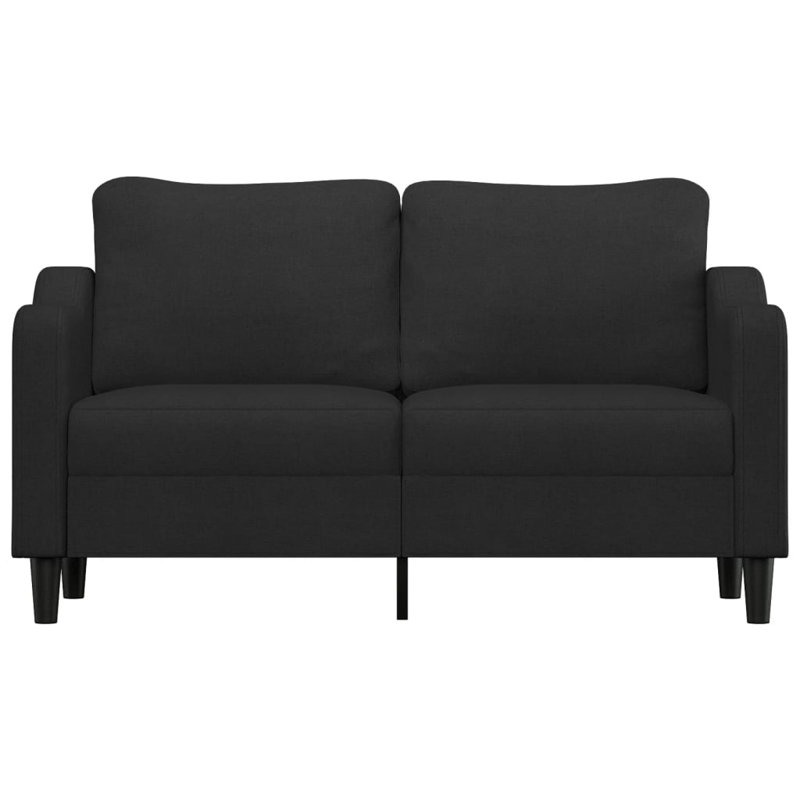 Canapé Botan, 100 % polyester noir, H 31,5 po x l 47,2 po x P 30,3 po