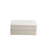 Compression Mahjong Sofa,Convertible Floor Sofa Bed,DIY Boneless Modular Sectional Sofa,No Assembly Required,Circle Fleece Fabric,1 Ottoman,White