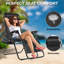 Bridan Polyester/Polyester Blend Padded Stackable Folding Chair Folding Chair Set