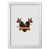 White Grain Frame