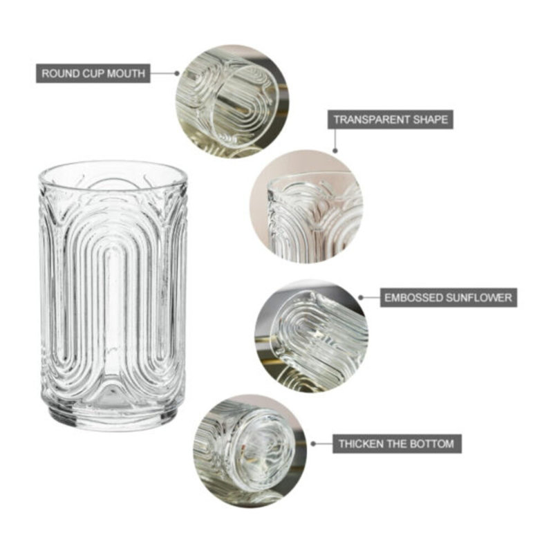 Essary 14oz. Drinking Glass Set