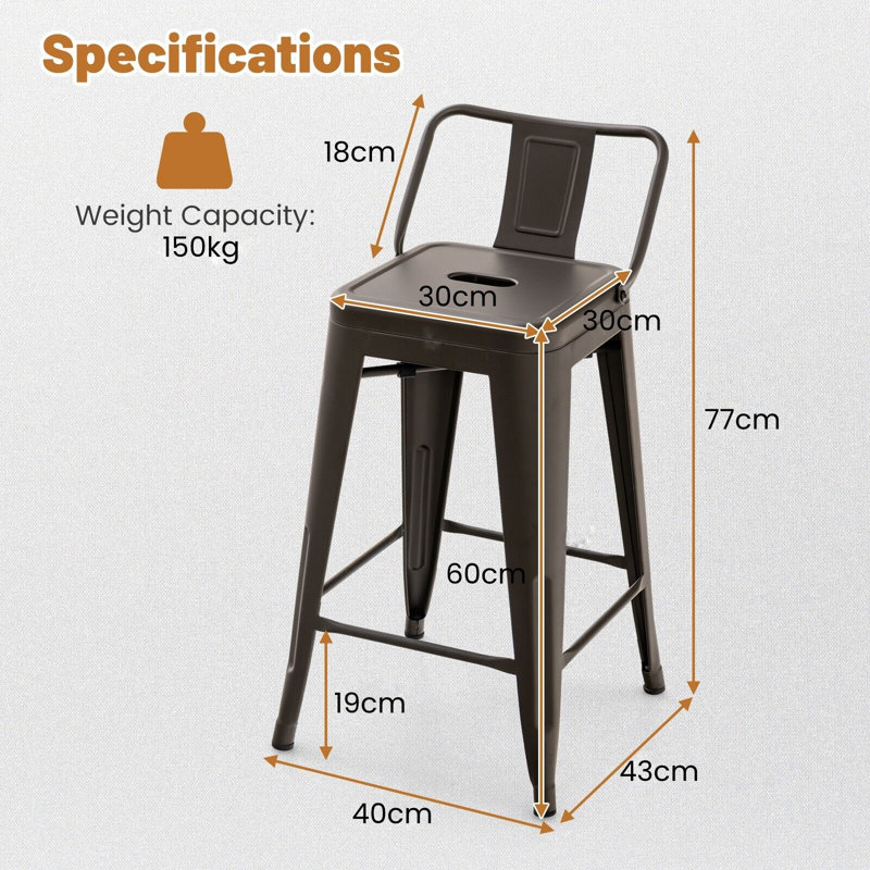 Agaath Bar Stool, Green