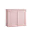 Armoire de rangement avec portes doubles et tablettes réglables-451293628