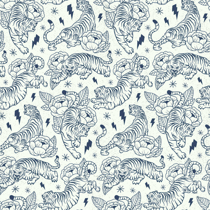 Carreau de papier peint Northwest, L 126 po x l 24 po