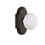 Cottage Plate with White Porcelain Door Knob-53191280-56930341