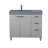 Binzel 39 " W Free Standing Wall Mounted 1 Single Vanity Bathroom Vanity With Top-1719440671-1719440669