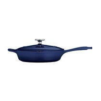 Winco RSK-10, 10-Inch Black-Enameled Cast Iron Skillet