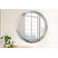 Huldar Glass Flat Wall Mirror