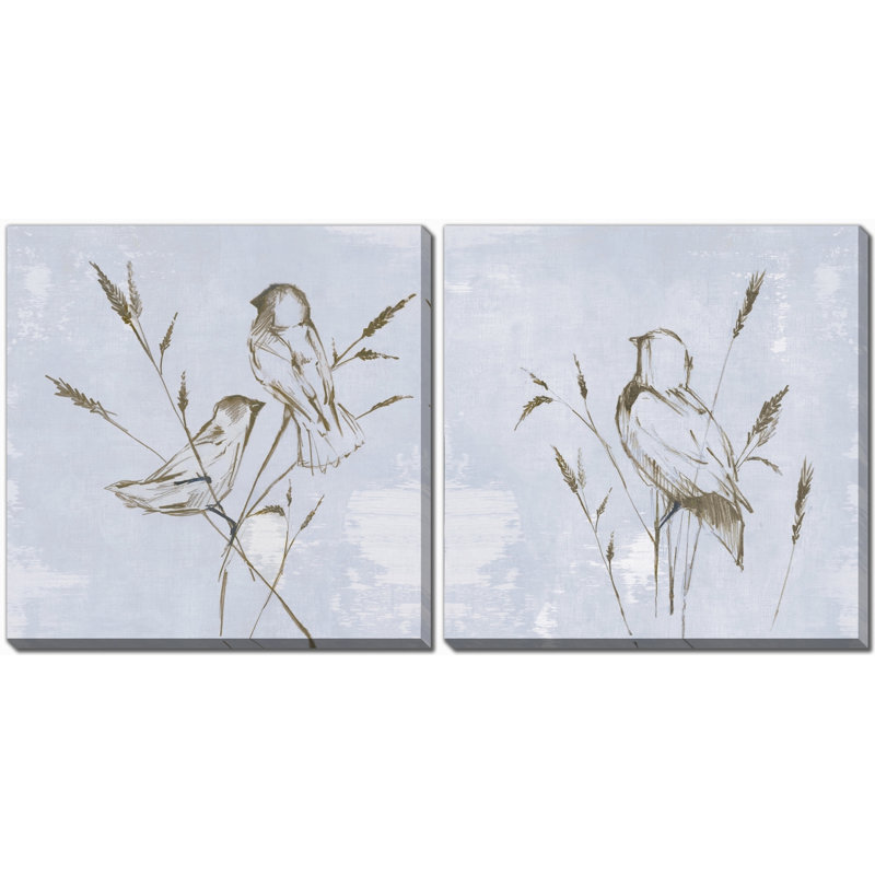 Ensemble d'art mural en toile pastel