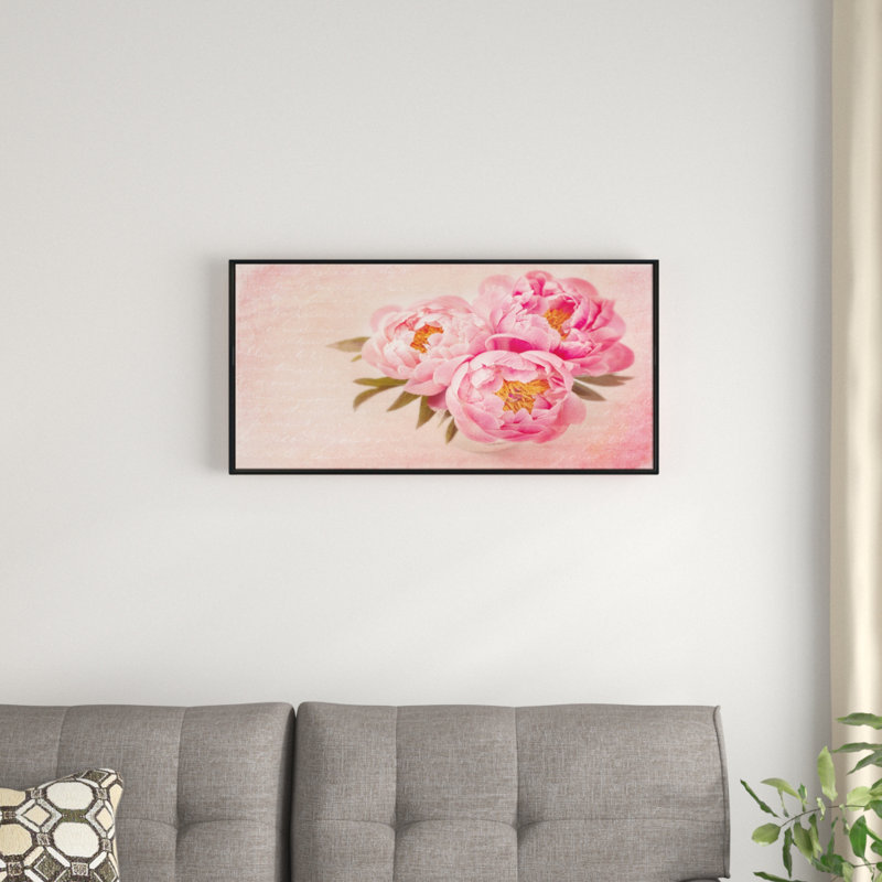Reproduction de peinture à l'huile sur toile tendue, H 16 po x l 32 po x P 1 po