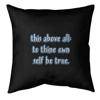 Coussin de sol d’inspiration Shakespeare