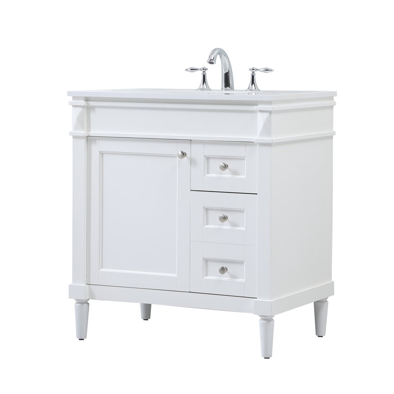 Ensemble de meuble-lavabo simple 32 po Readington, Blanc