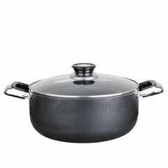 swiflon dutch oven pot with lid 6.8-qt cast aluminum nonstick casserole,  lightweight cookware braiser pot suitable for meats