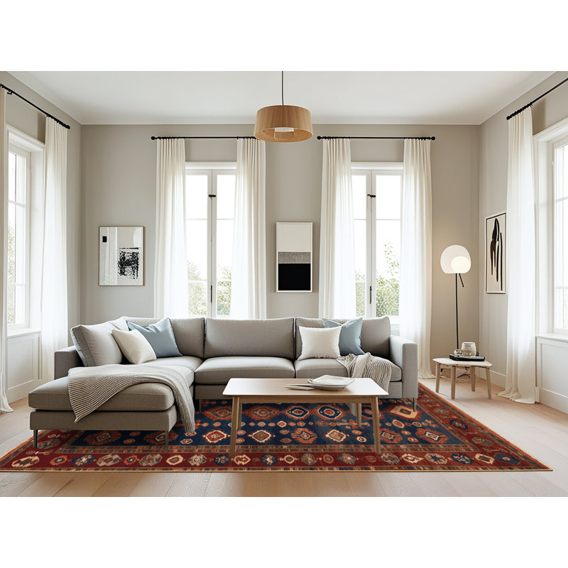 Machine Washable Turkish Brown Area Rug, Rectangle 8' x 12'