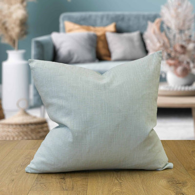 100% Linen Cushion Cover in Blue