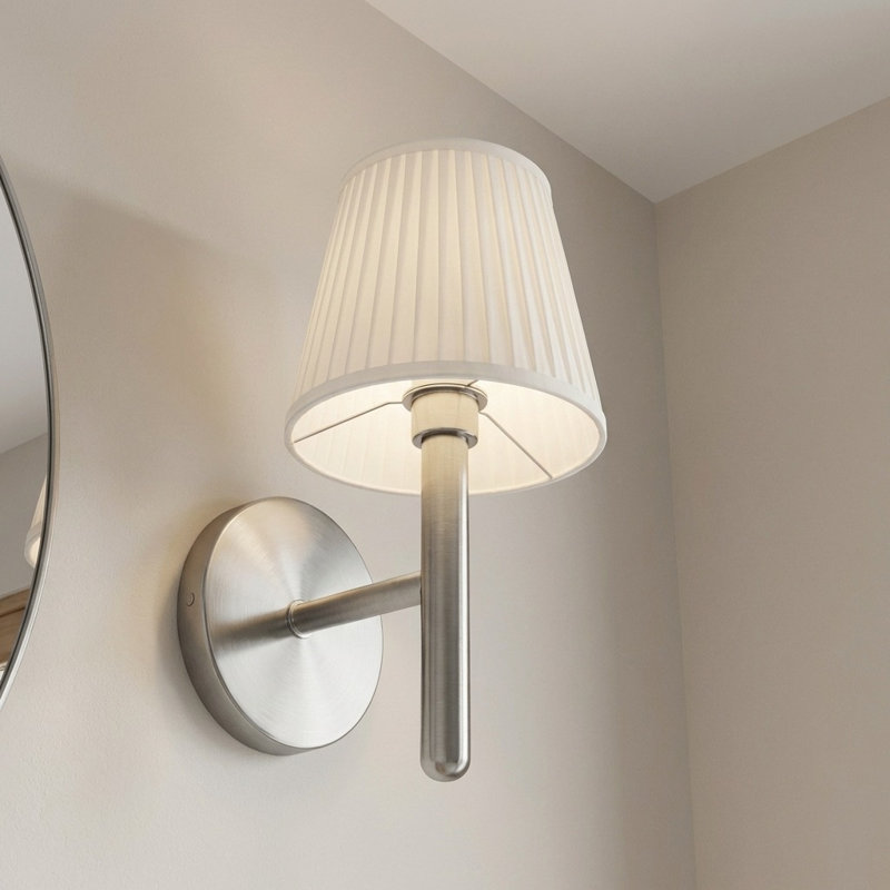 Applique à une lumière, Nickel brossé, Non