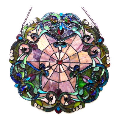 Panneau de fenêtre en verre tiffany