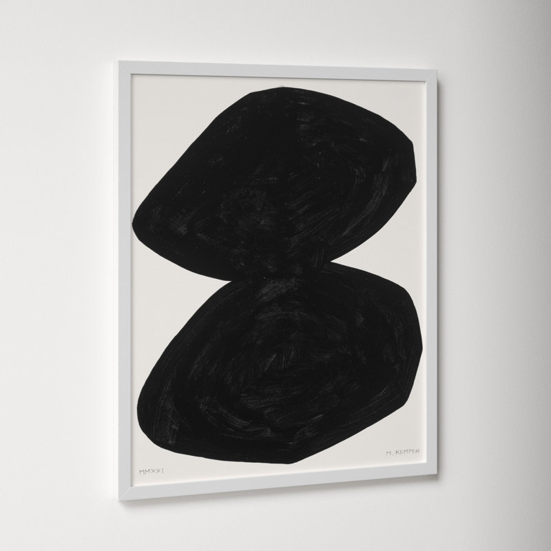 Module On White 2 by Michael Kempen, White, 30" H x 24" W x 1.25" D