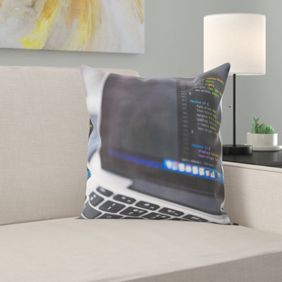 Microsuede Throw Pillow
