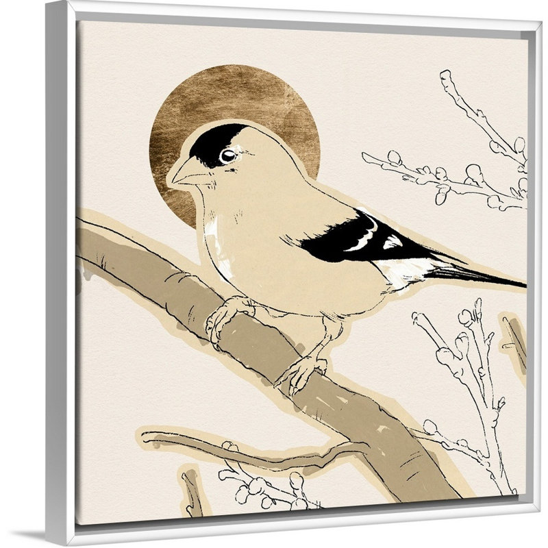 Impression sur toile Spring Spring IV, H 26 po x l 26 po x P 2 po, Toile blanche encadrée