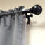 Havsa Steel Adjustable 42'' to 120'' 0.63'' Double Curtain Rod-1854922296