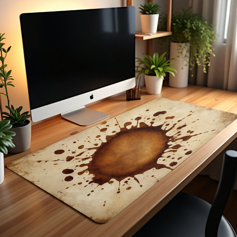 Polyester Desk Pad, 31.5x15.5